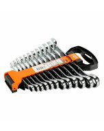 Bahco 1RM-SH12 Spanner Set Ratchet 12pc Met