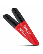 Inkzall Black Marker Medium Chisel Point 2 Pack