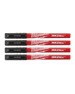 4PK INKZALL Black Ultra Fine P