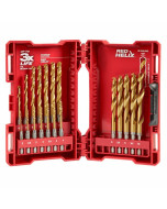 Red Helix Titanium 19pc Drill Set Shockwave