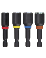 Power Bit Magentic Nutdriver 3pc Set: 1/4", 5/16", 3/8" & 7/16" Shockwave