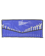 Combination Spanner Set 24Pc AF/Met 6 to 22mm & 1/4" to 1" Canvas Pouch  Standard
