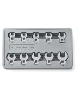 3/8" Drive Crowfoot Metric Wrench Set - 10 Piece