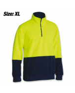 Bisley BK6889-XL Polar Fleece Yellow Navy
