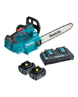 36V (18V x 2) 5.0Ah Li-ion Cordless Brushless 300mm (12") Top Handle Chainsaw Kit