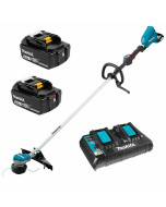 36V 5.0Ah Li-ion Cordless Brushless Straight Shaft Loop Handle Line Trimmer Kit