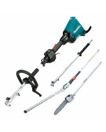  36V (18V x 2) Li-Ion Cordless Brushless Multi Function Power Head Skin with Pole Saw and Hedge Trimmer Attachments