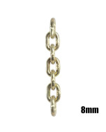 Beaver 145008 Chain Gold Grade 70 8mm Metre