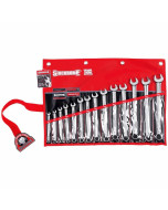 Metric Ring & Open End Spanner Set - 14 Piece