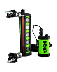 Red Beam Machine Control Laser Receiver with Clamp Mounts