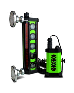 Red Beam Machine Control Laser Receiver with Magnet Mounts