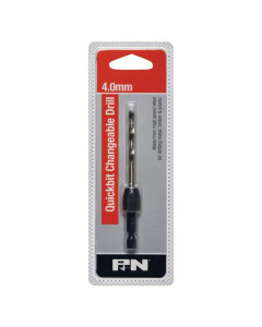 P&N 107B50040 QUICKCHANGE DRILL 1-4HEX 4.0MM