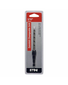 P&N 107B51875 QUICKCHANGE DRILL 1-4HEX 3-16
