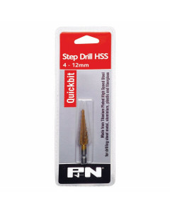 Sutton 149040120 Drill Step 4-12mm P&N Tin Hss
