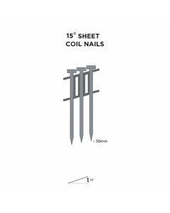 Senco BM21ASAUTP Coil Nail 2.5x50 Dome-Scw HD G