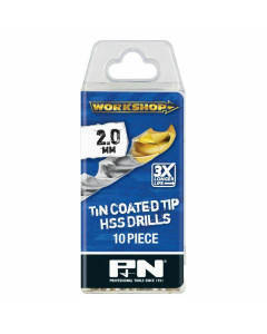 Sutton 166310787 Drill Bit TiN Tip 2.0 P&N 10PK