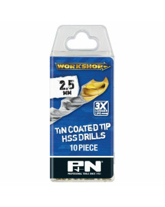 Sutton 166310984 Drill Bit TiN Tip 2.5 P&N 10PK