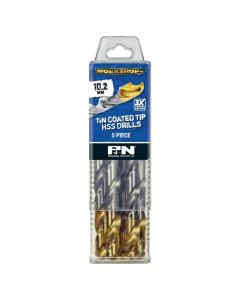 Sutton 166314016 Drill Bit TiN Tip 10.2 P&N 5PK