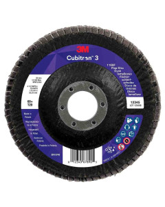 Flap Disc 180mm x 22.23mm T29-Conical Cubitron 3 60+ Grade 1169F