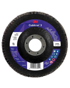 Flap Disc 125mm x 22.23mm T29-Conical Cubitron 3 60+ Grade 1169F