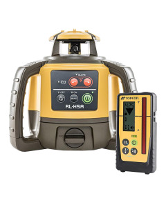 Red Beam Self-Leveling Rotary Grade Laser Level Kit with LS-100D Receiver