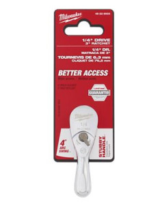 1/4" Drive Fixed Head Ratchet