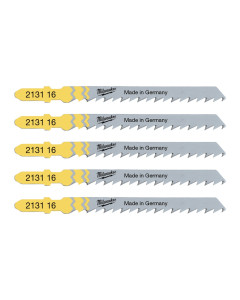 Wood Fast Cut Jigsaw Blades 75mm x 4mm T144D - 5-Pack
