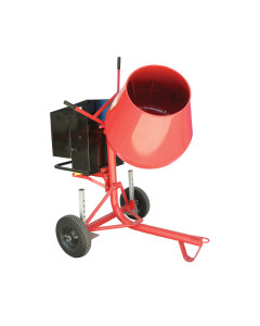 Concrete Mixer 3.5cu Honda 4HP 2:1 Petrol Motor Industrial 100L 16