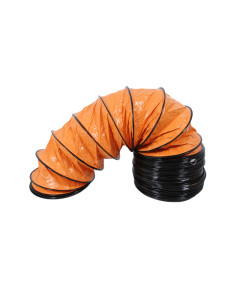 Fan Ventilation Hose 20Mx200mm Flexible PVC Hose Orange
