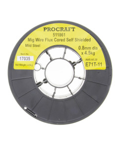 Toolex ZFCW110845 Wire Mig E71T-11 0.8MM 4.5