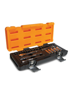 Metric & SAE Socket Set - 28pce