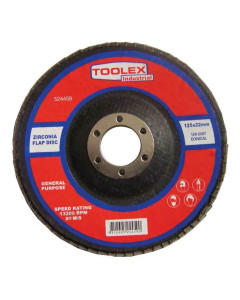 Toolex Flap Disc 125 x 22mm 120 Grit