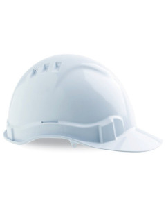 6 Point Vented Hard Hat - White