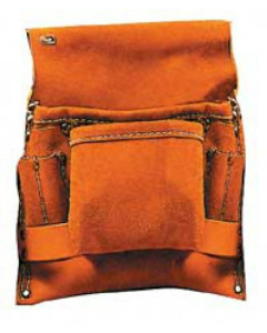 Toolex W-TEAM-B526 Nail & Tool Bag-8 Pocket-Suede
