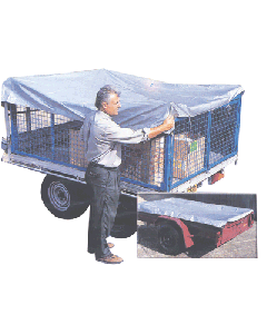 White International 75629 Tarpaulin Hd 10'X12' Silvr-Blk