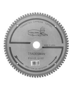 Toolex  Tcarb Blad Alum 230X 80Tx35&25