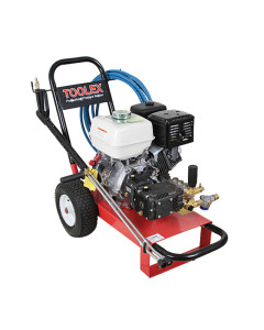 Pressure Washer Petrol 13.0Hp 4000Psi Honda GX390 13.2Lm 10m Hose 2-1 Reduction Gearbox