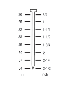 Toolex  Nail-Brad C 16Gge 57mm 2500