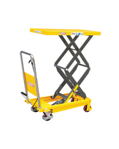 Hydraulic Scissor Lift 350Kg 1300mm Yellow