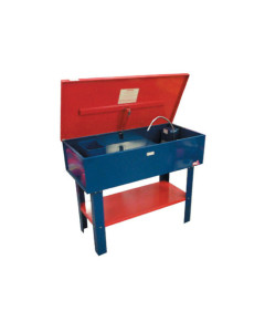 Parts Washer 150 Ltr 90L Solvent Capacity With Safety Lid Flexible Hose