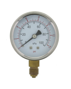 Toolex  Gauge 100 Kpa 63mm Std Bot 1-4