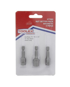 Toolex 41400 Nut Setter 3Pc 1-4 5-16 3-8