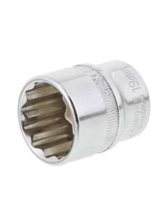 Toolex 24190 Socket 19mm Metric 3-8