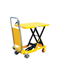 Hydraulic Scissor Lift 150Kg 740mm Yellow Lifting Table