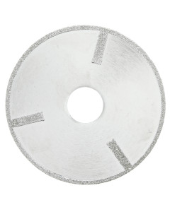 Diamond Wheel 100mm Spoked For Fiberglass and Composites Thin Eletro Plated 22.2MM Bore