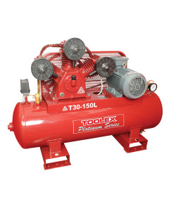 Air Compressor 5.5 Hp T30 150L 415V Electric 150L Tank Fusheng Pump TA80 145 Psi