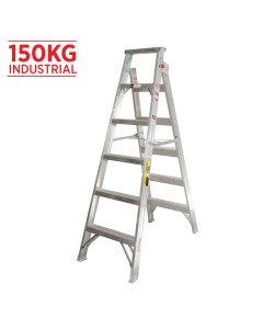 Ladder Dual Purpose 1.8m 3.3m 150kg Aluminium Industrial 6ft 11ft As/Nzs1892.1:1996