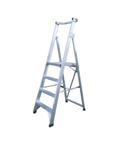 Ladder Platform Ht 1.2m 150kg Aluminium Industrial 2.1m As/Nzs1892.1:1996