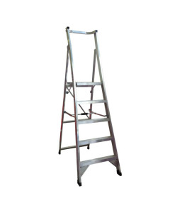 Ladder Platform Ht 1.5m 150kg Aluminium Industrial 2.4m As/Nzs1892.1:1996
