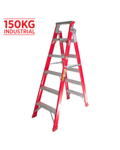 Toolex FA63-205RED150KG Ladder Dual Purpose 1.8m 3.3m